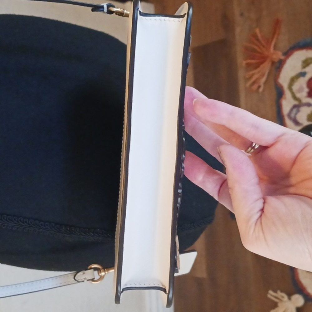 Coach Hayden Cream Tea Rose Crossbody Bag - Picture 6 of 16